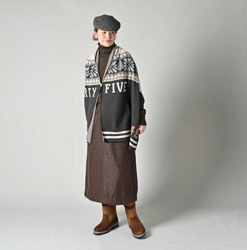 45R Snowflake Supima Organic Cotton Stole - Image 3