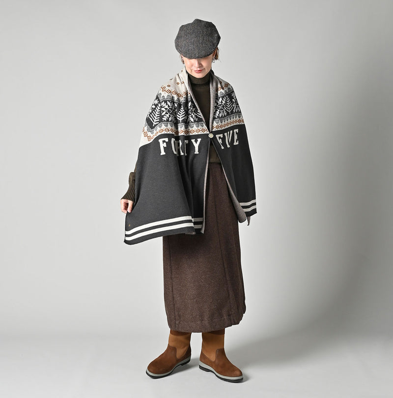 45R Snowflake Supima Organic Cotton Stole - Image 4