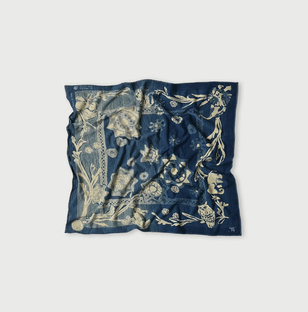 45R Indigo Tenjiku Wonderland Bandana