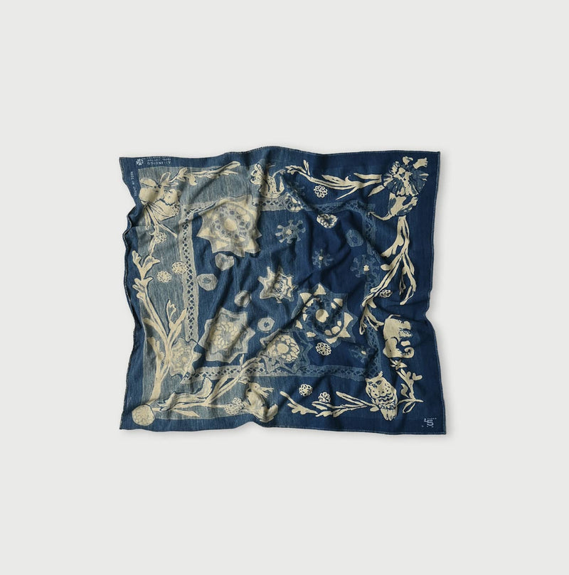 45R Indigo Tenjiku Wonderland Bandana - Image 1