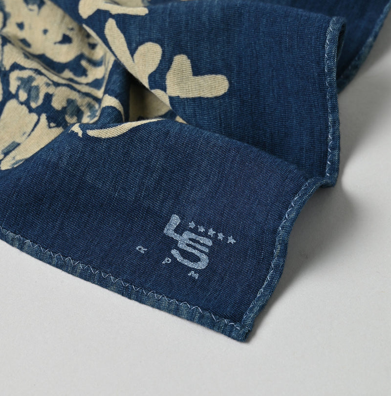45R Indigo Tenjiku Wonderland Bandana - Image 3