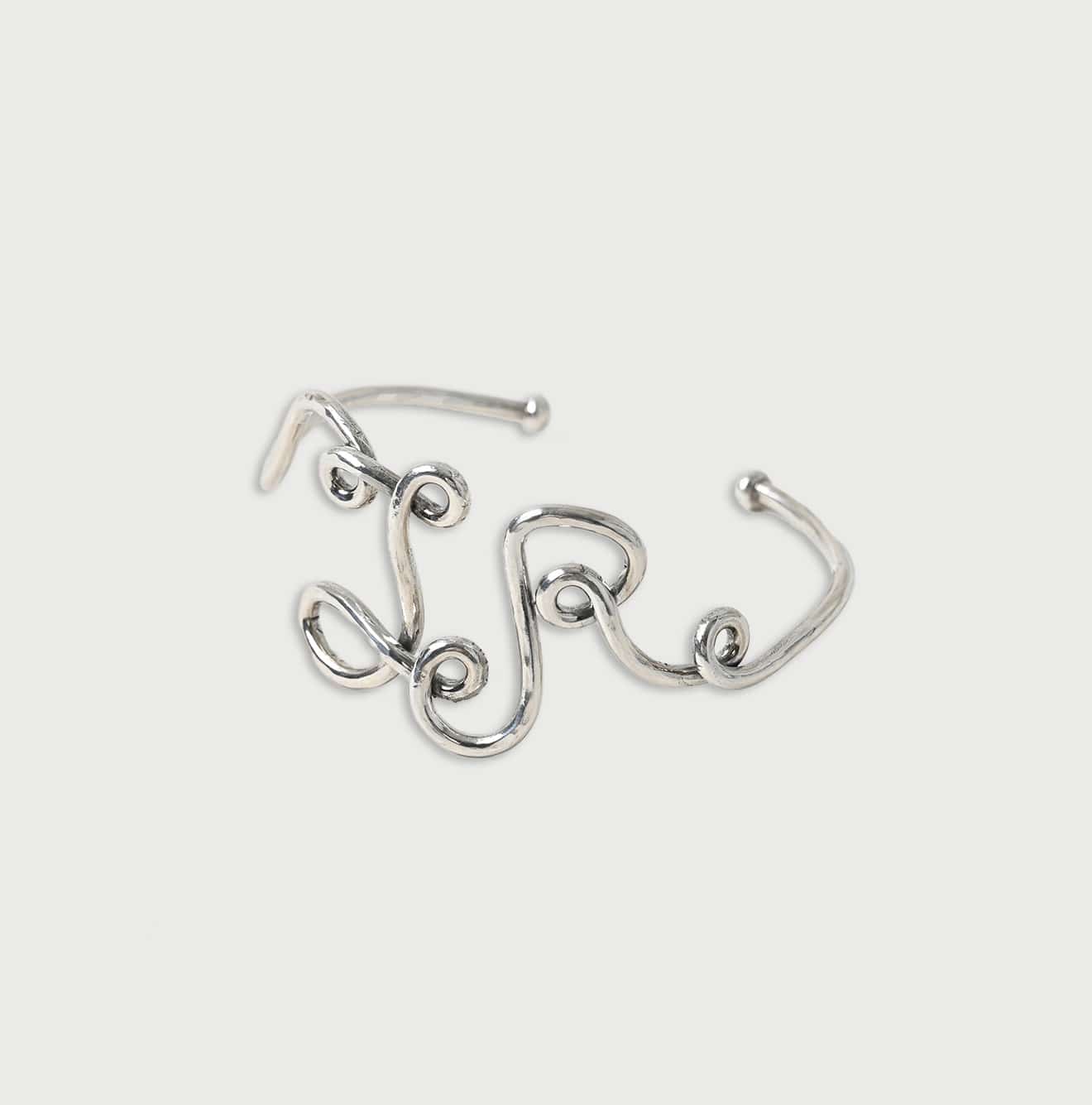 45R Silver F.R. Bangle - Image 1