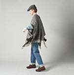45R Himalayan Wool Poncho