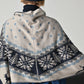 45R Indigo Snowflake Supima Organic Cotton Stole
