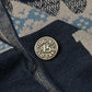 45R Indigo Snowflake Supima Organic Cotton Stole