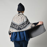 45R Indigo Snowflake Supima Organic Cotton Stole