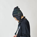 45R Felted Jacquard Patchwork Cap