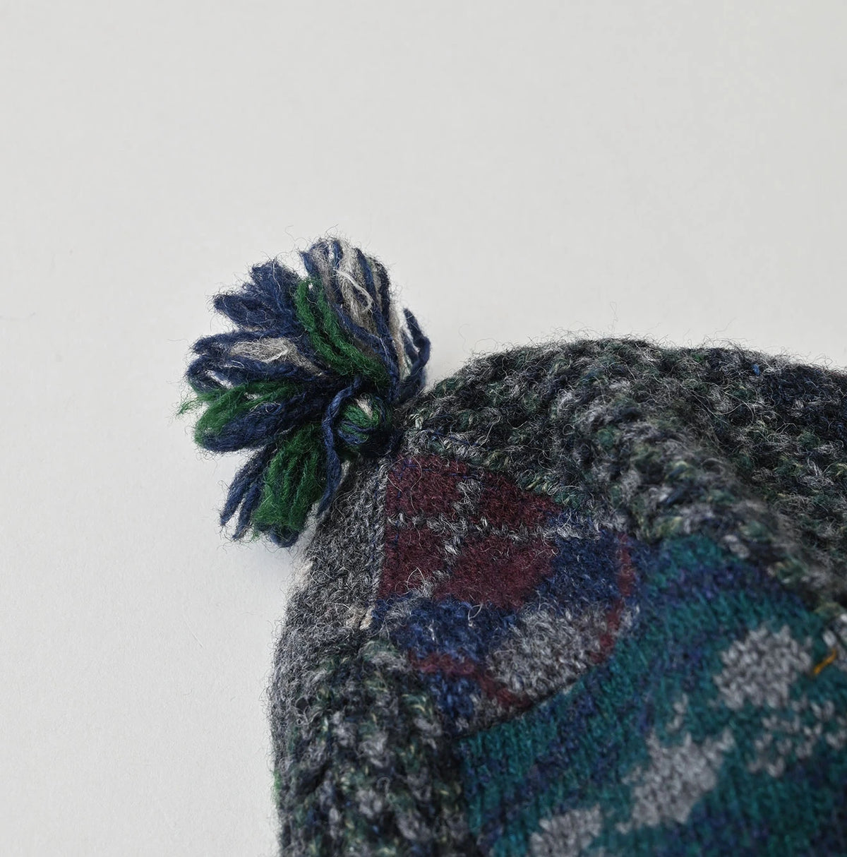 45R Felted Jacquard Patchwork Cap