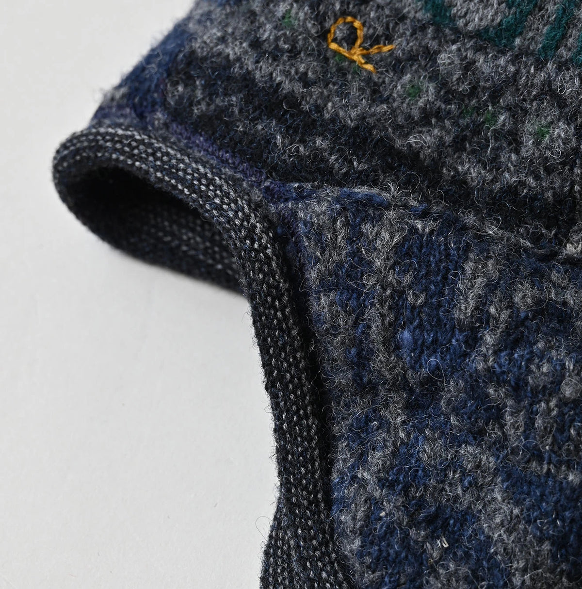45R Felted Jacquard Patchwork Cap - Image 16