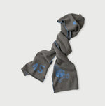 45R Float Jacquard Felted Muffler