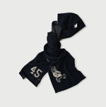 45R Float Jacquard Felted Muffler