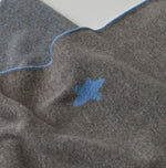 45R Float Jacquard Felted Muffler