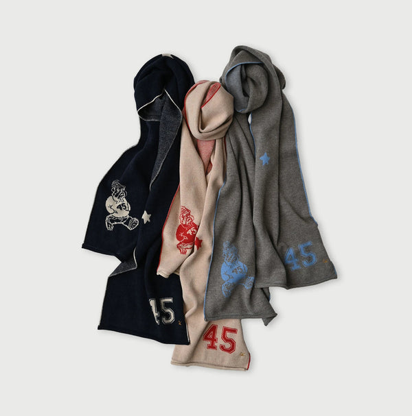 Float Jacquard Felted Muffler
