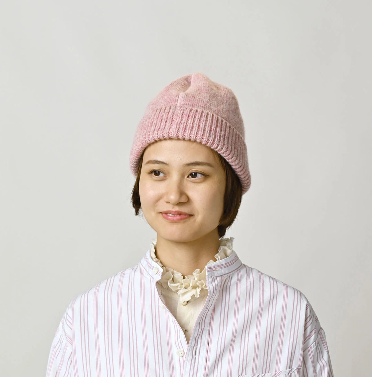 45R Shetland Cashmere Knit Cap - Image 4