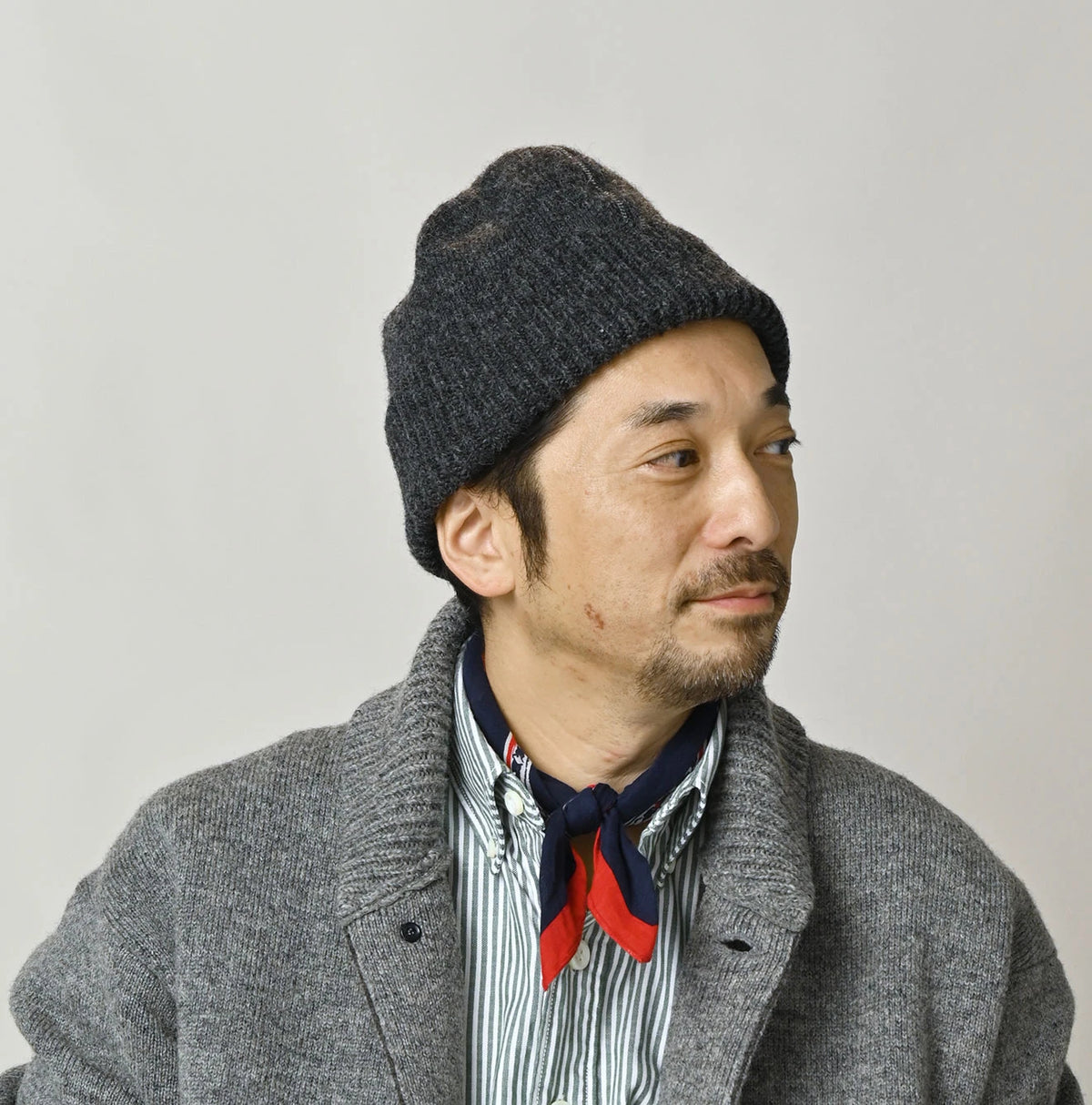 45R Shetland Cashmere Knit Cap