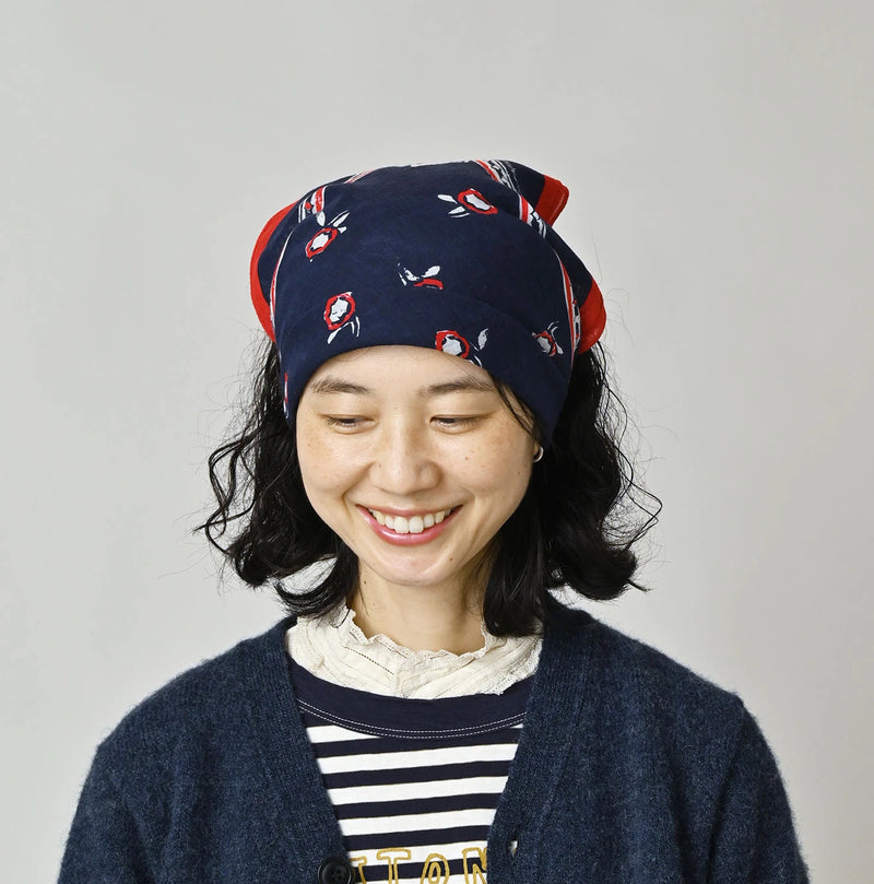 45R Gauze Flower Crest Bandana - Image 9