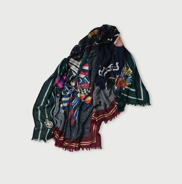 45R Wool Inkjet Print Stole