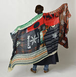 45R Wool Inkjet Print Stole