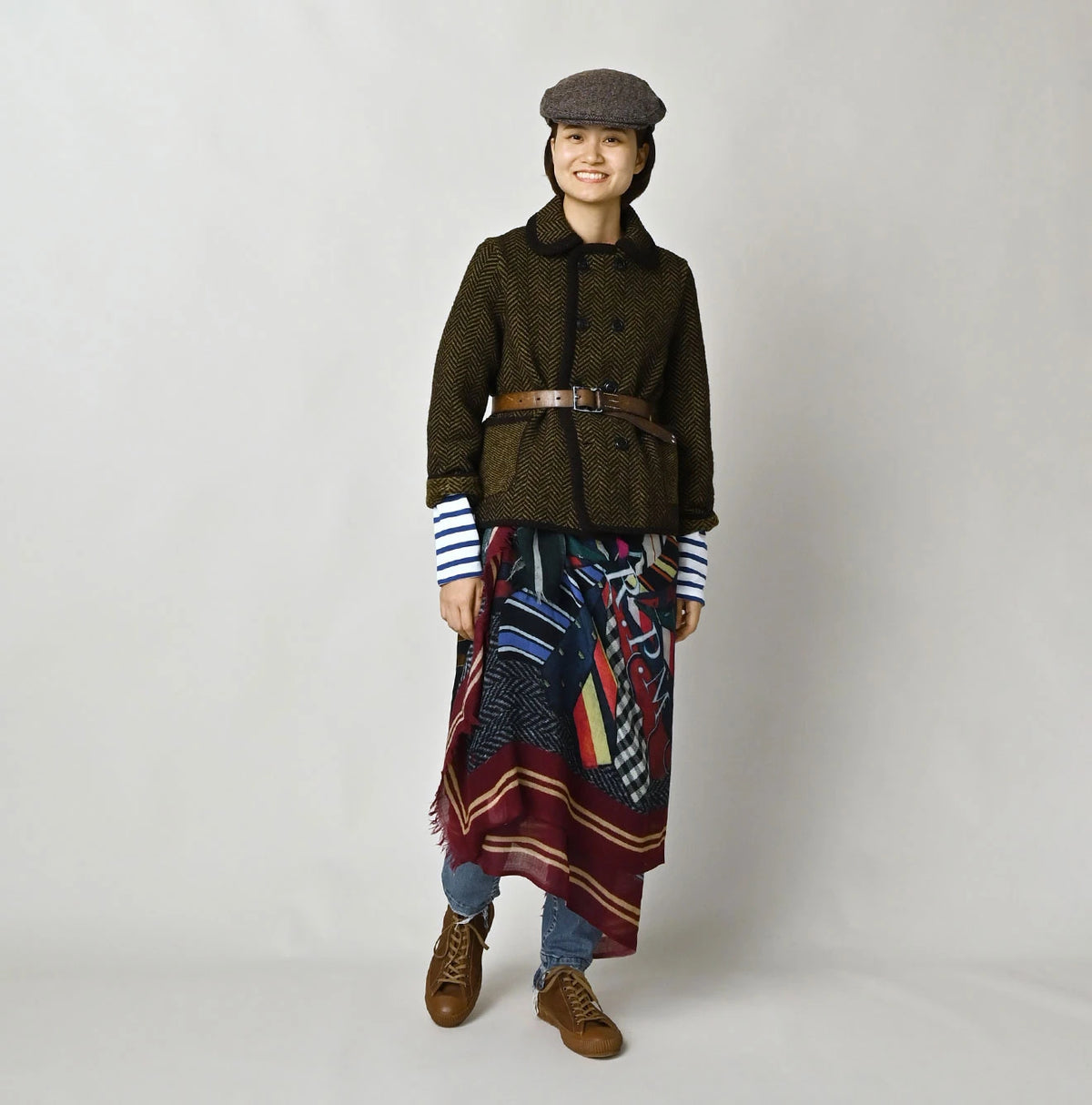 45R Wool Inkjet Print Stole