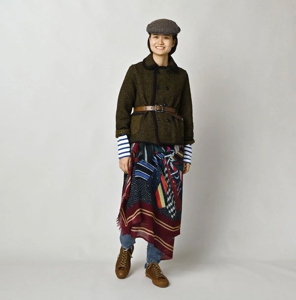 45R Wool Inkjet Print Stole