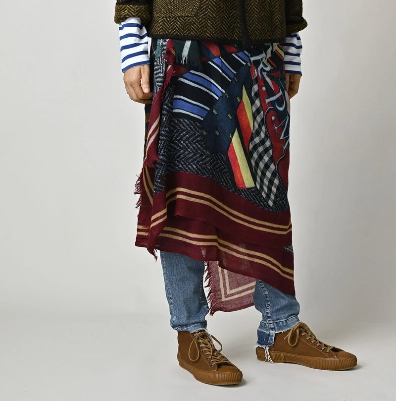 45R Wool Inkjet Print Stole - Image 8