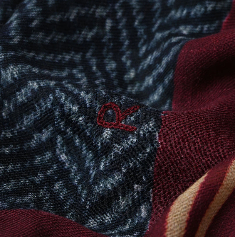 45R Wool Inkjet Print Stole - Image 13