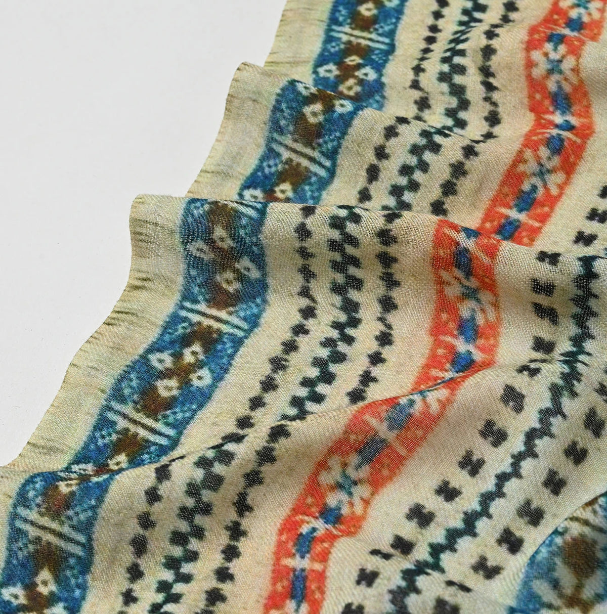 45R Wool Inkjet Print Stole