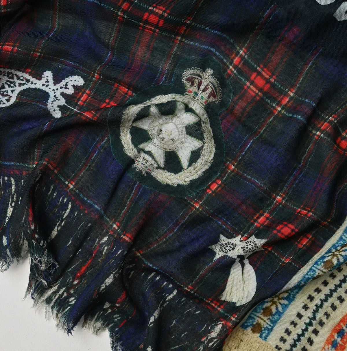 45R Wool Inkjet Print Stole