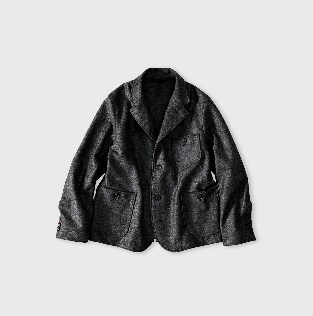 45R Jersey Flannel 908 Jacket (Gray top-dyed)