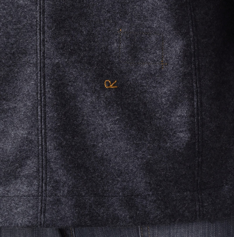 45R Jersey Flannel 908 Jacket (Gray top-dyed)