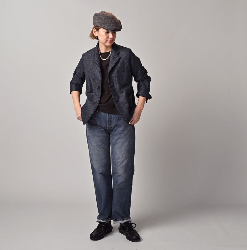 45R Jersey Flannel 908 Jacket (Gray top-dyed)