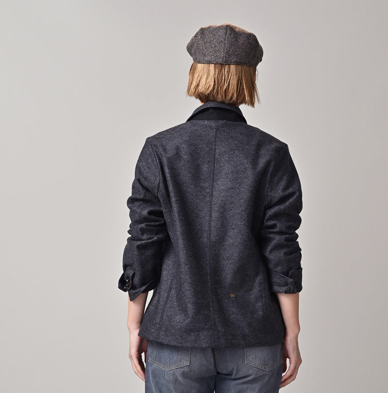 45R Jersey Flannel 908 Jacket (Gray top-dyed)