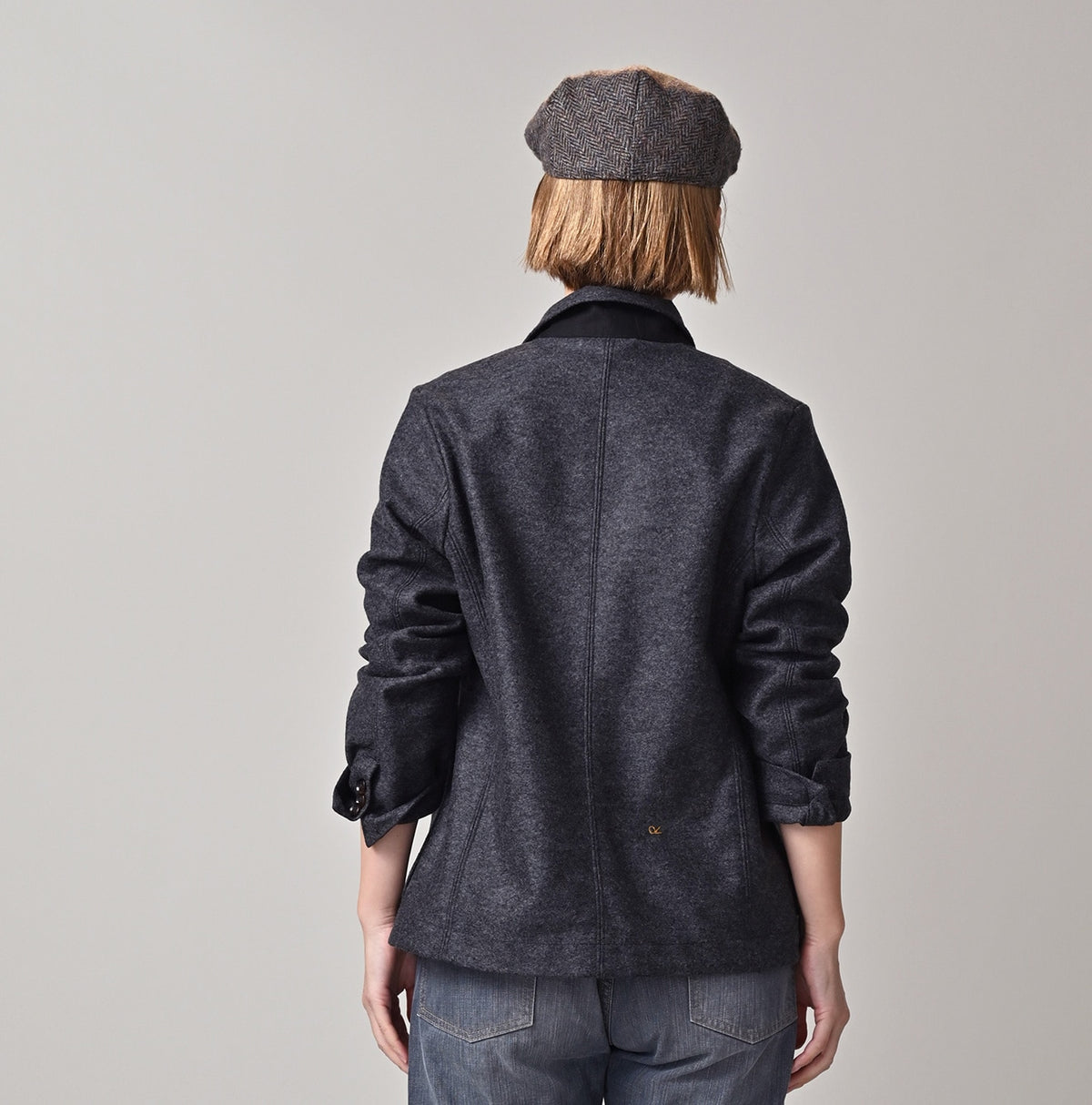 45R Jersey Flannel 908 Jacket (Gray top-dyed)