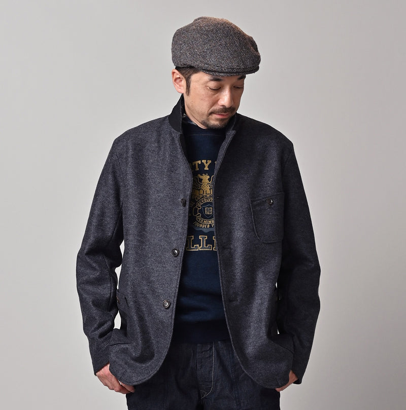 45R Jersey Flannel 908 Jacket (Gray top-dyed)