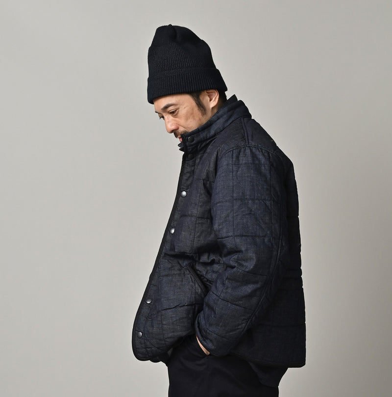 45R Indigo 45-petit Denim 908 Quilt Blouson Nou