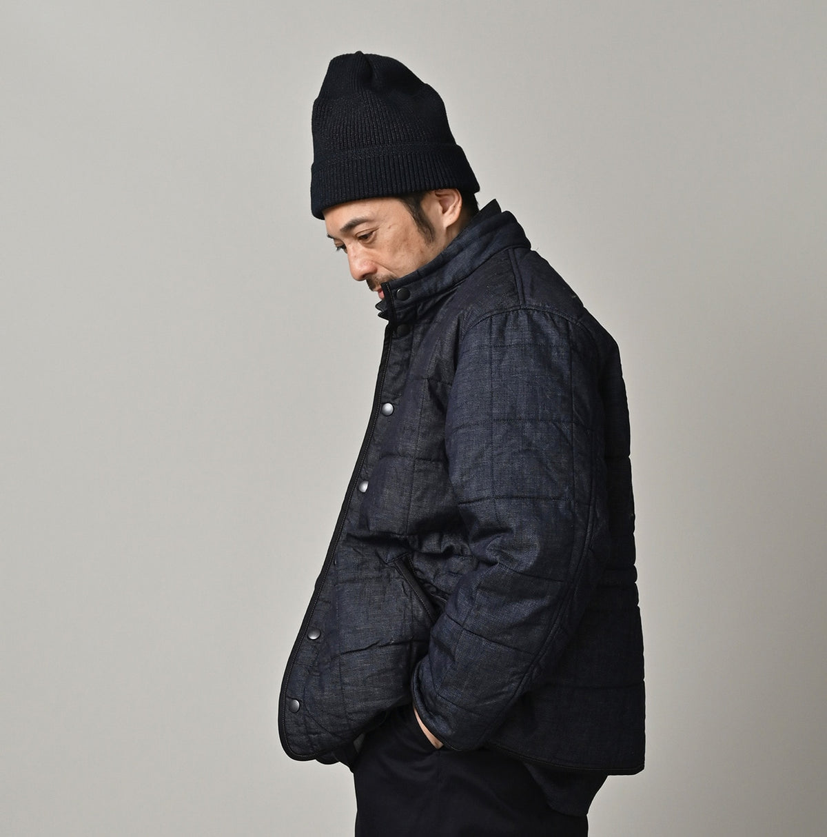 45R Indigo 45-petit Denim 908 Quilt Blouson Nou