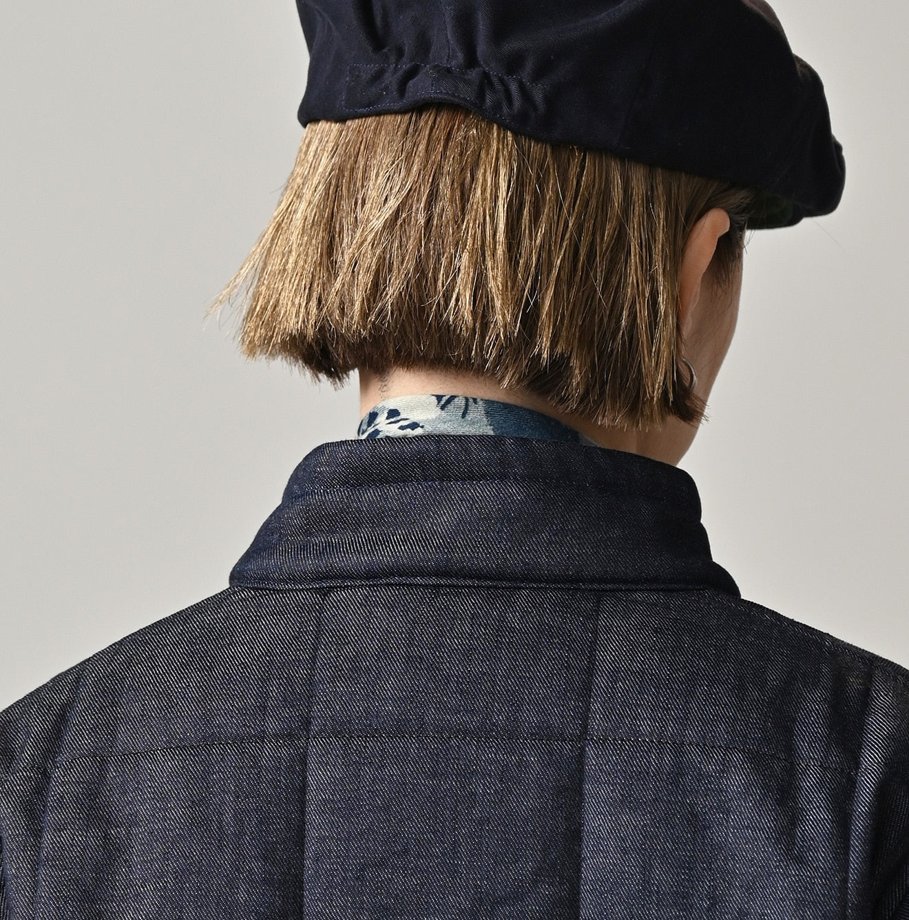 45R Indigo 45-petit Denim 908 Quilt Blouson Nou