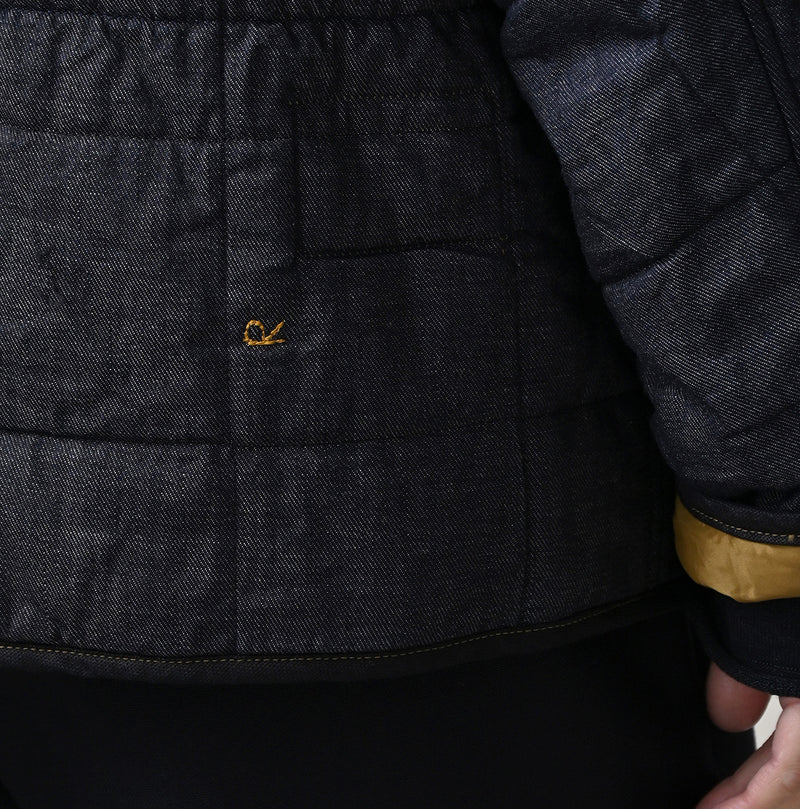 45R Indigo 45-petit Denim 908 Quilt Blouson Nou