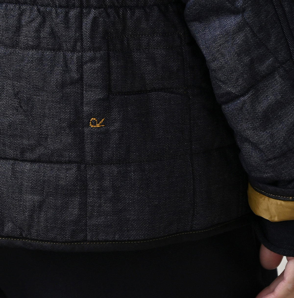 45R Indigo 45-petit Denim 908 Quilt Blouson Nou