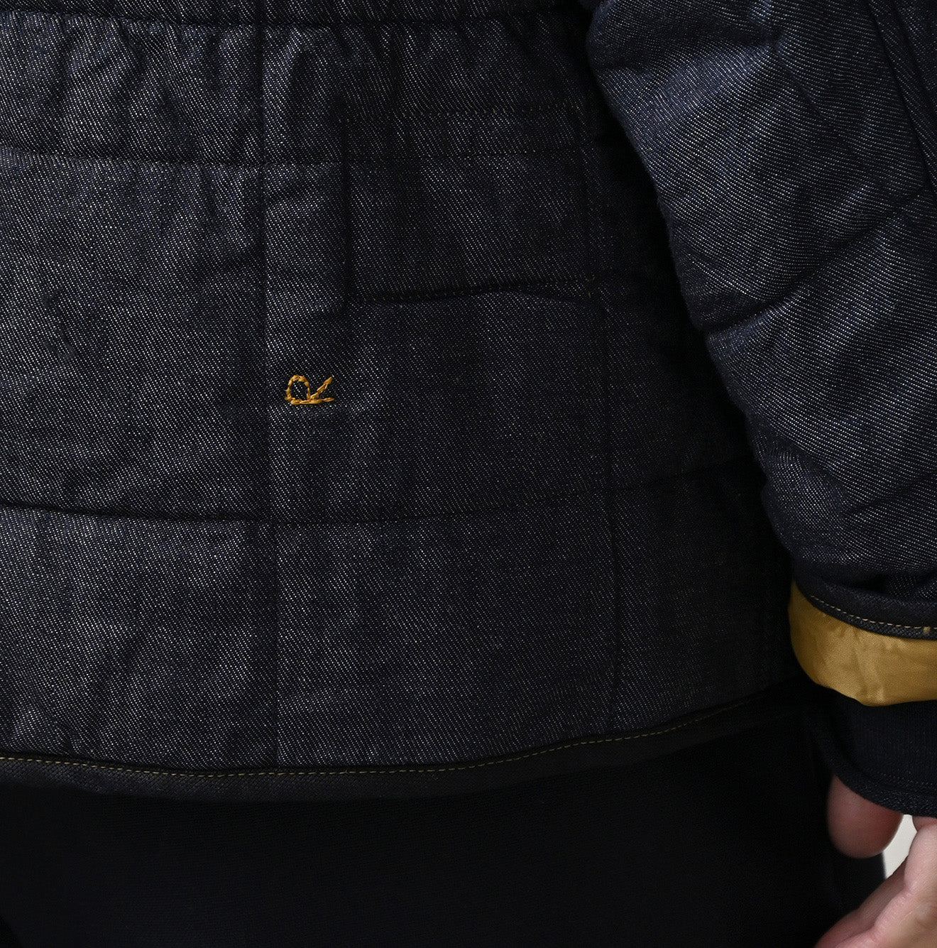 45R Indigo 45-petit Denim 908 Quilt Blouson Nou