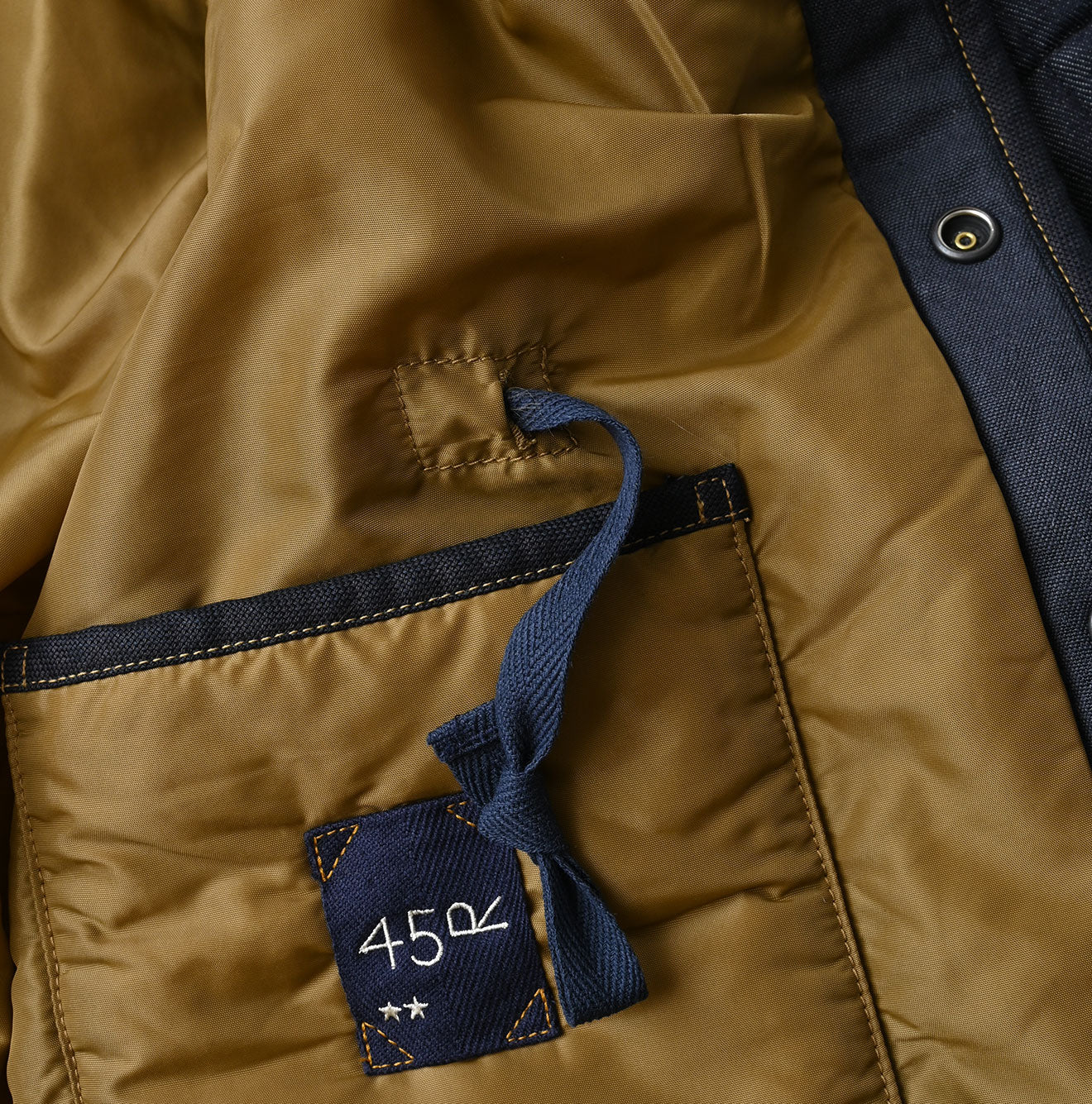 45R Indigo 45-petit Denim 908 Quilt Blouson Nou