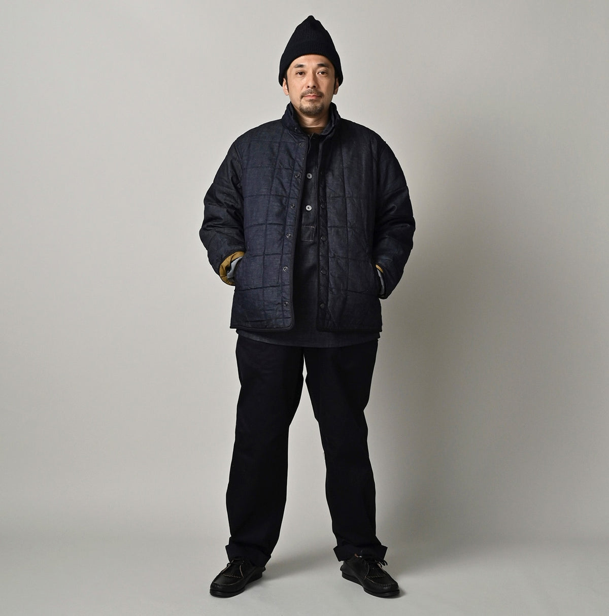 45R Indigo 45-petit Denim 908 Quilt Blouson Nou