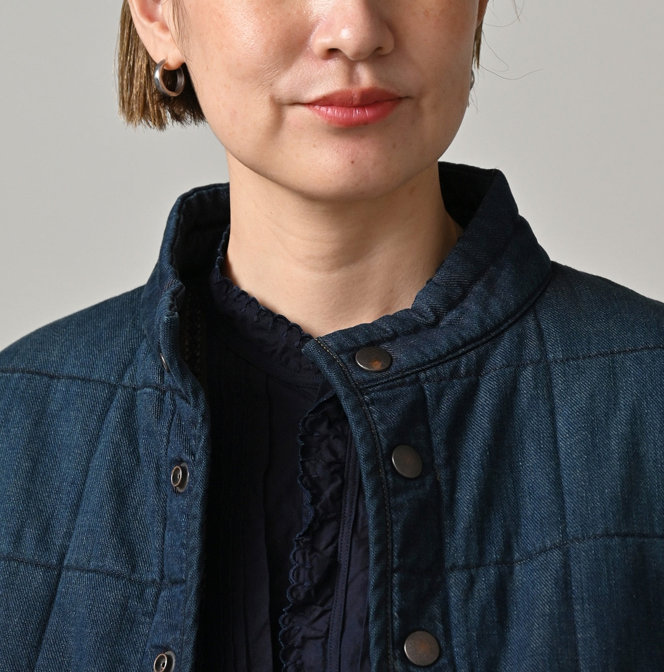 45R Indigo 45-petit Denim 908 Quilt Blouson Zyu