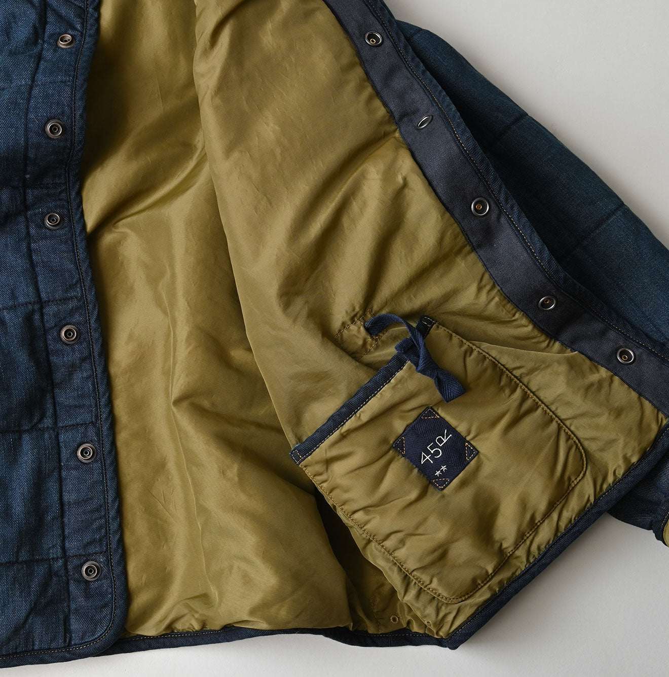 45R Indigo 45-petit Denim 908 Quilt Blouson Zyu