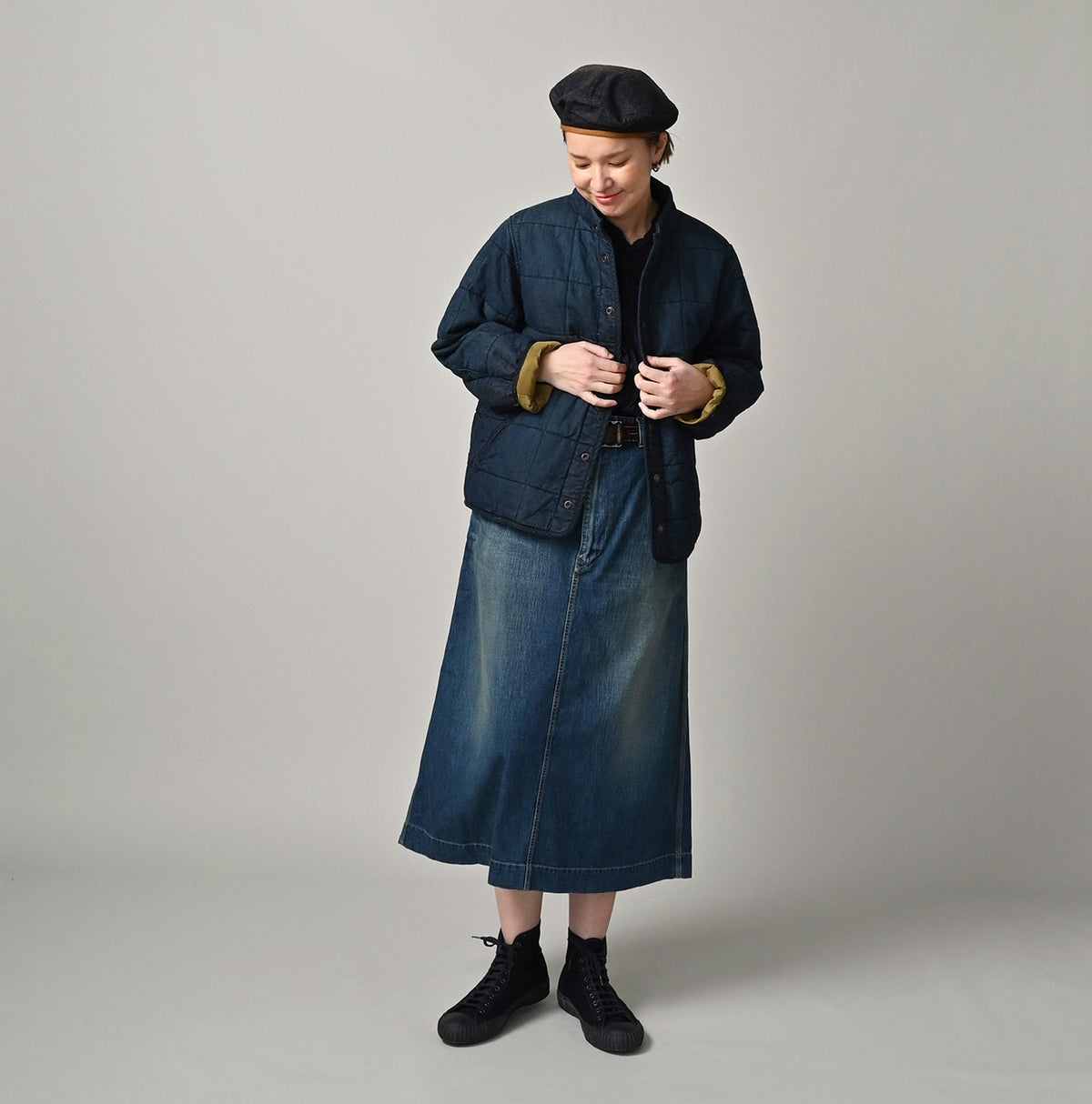 45R Indigo 45-petit Denim 908 Quilt Blouson Zyu