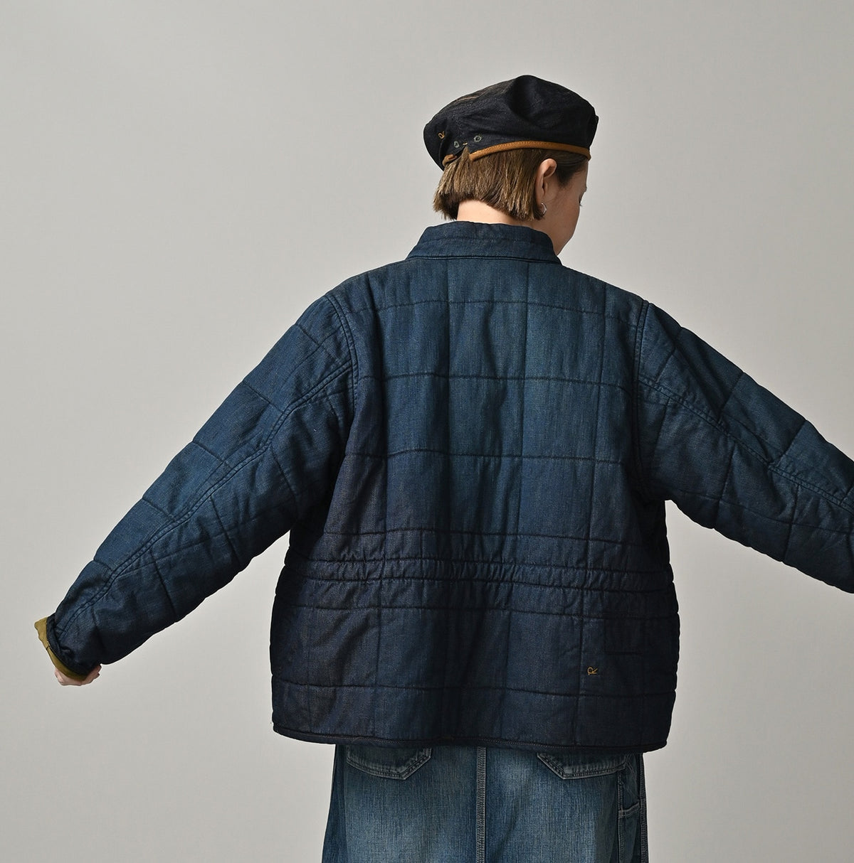 45R Indigo 45-petit Denim 908 Quilt Blouson Zyu