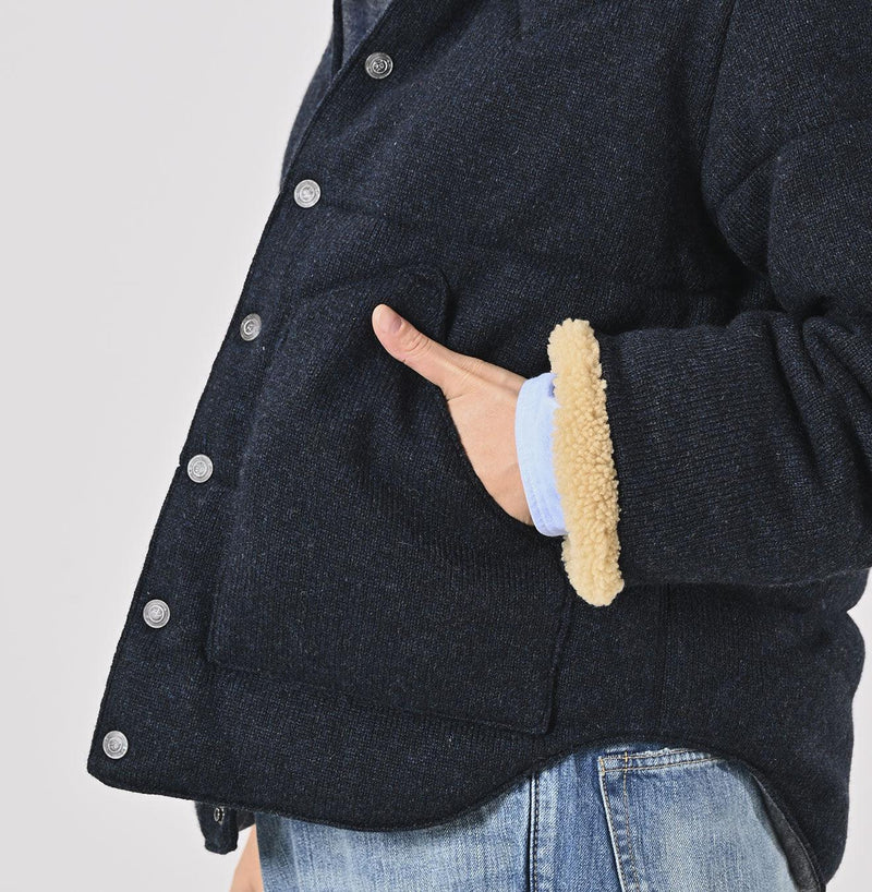 Cashmere Jersey Flannel 908 Blouson - 45R by 45rpm studio