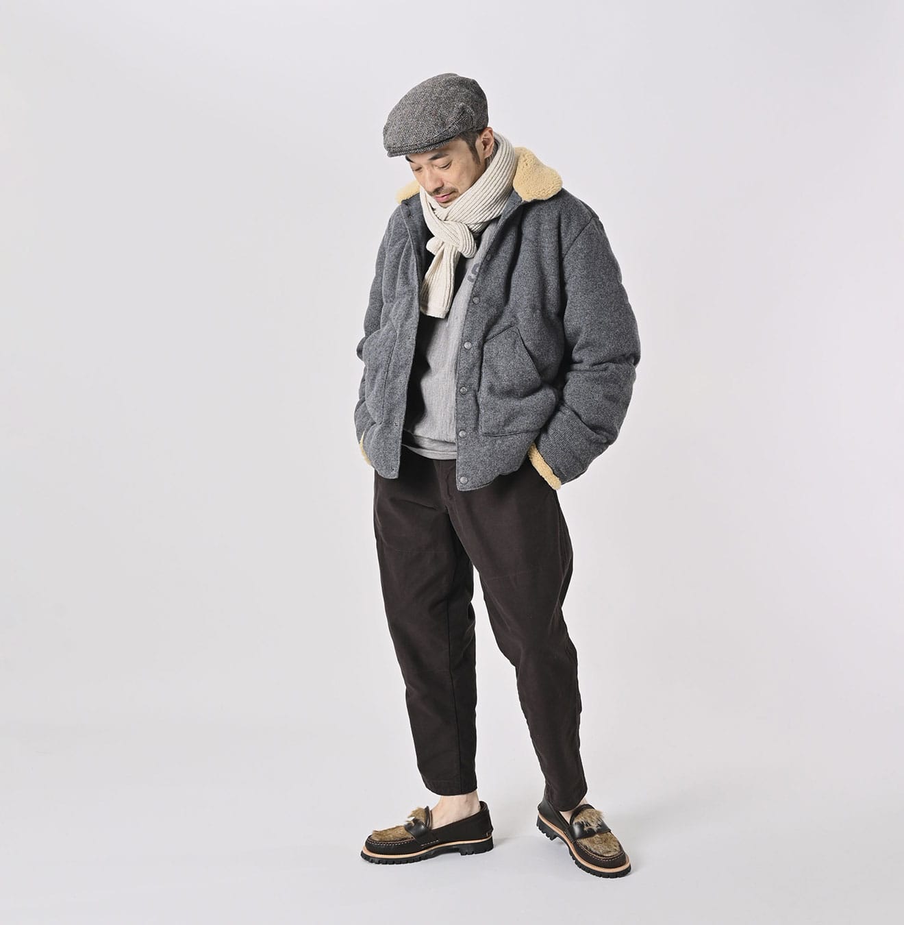 Cashmere Jersey Flannel 908 Blouson