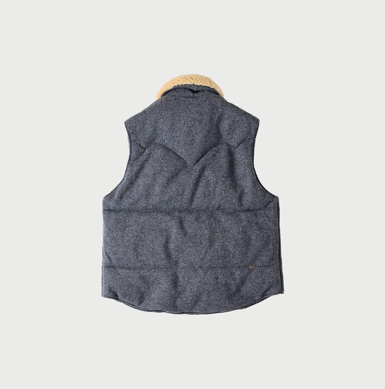 トップス cdg shirt wool zip vest archive 90s Cashmere Jersey Flannel 908 Vest – 45R GLOBAL