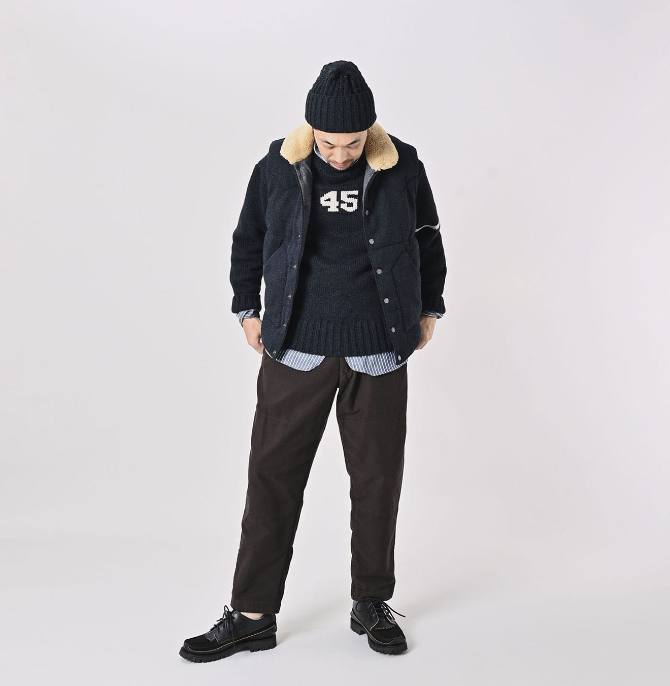 Cashmere Jersey Flannel 908 Vest